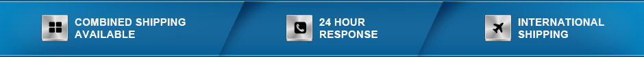 Combined Shipping, 24 Hour Response, International Shipping