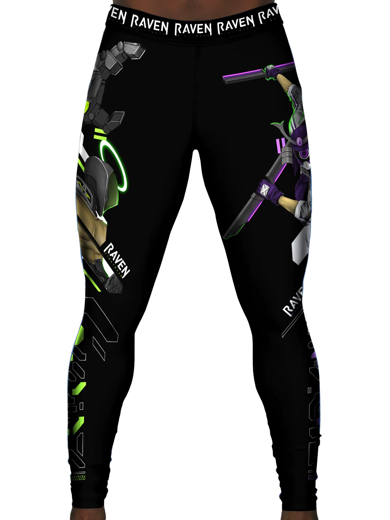 Raven Fightwear Men's Cyberpunk 3.0 No Gi Jiu Jitsu Pants